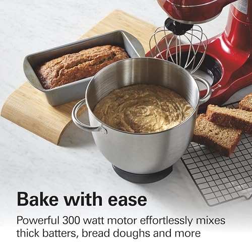 4 Qt Electric Stand Mixer With 7 Speeds (Red / 4 Quarts)