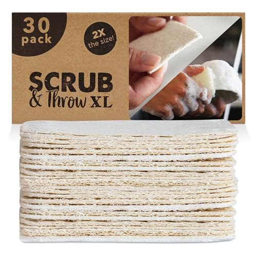 XL Loofah Scrub Sponge (Pack of 30 - XL)