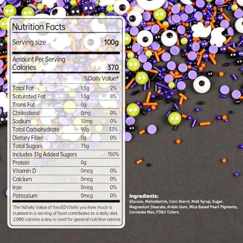 Halloween Eye Sprinkles for Cake Decorating (Halloween Sprinkles Mix)