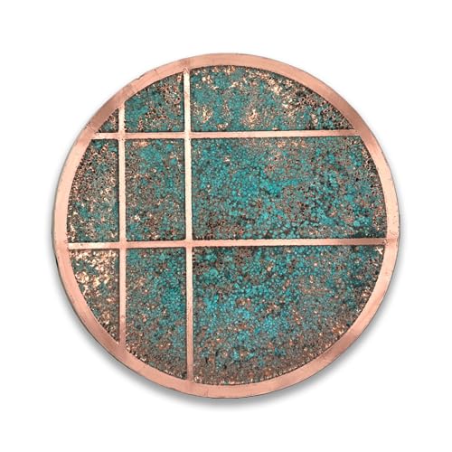 Handmade Copper Wall Art for Home (Modern Copper / 9.8"L x 13.8"W)