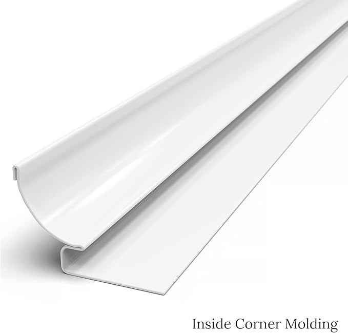 American Tin Ceilings Tin Backsplash [5-Pack with Trim Kit] in Pattern #3 and Bright White Satin Color 24" x 24" (20 Sq Ft) for Kitchens | Genuine Tin | Made in The USA | Model: kit5-b-p03-wbs