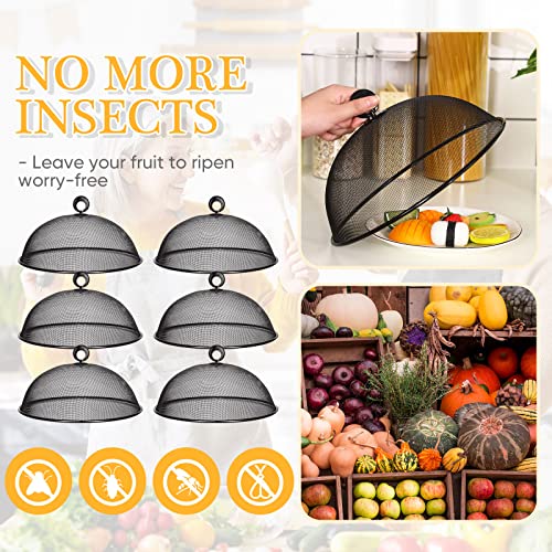 6 Pcs Metal Mesh Food Cover Outdoor Food Tents