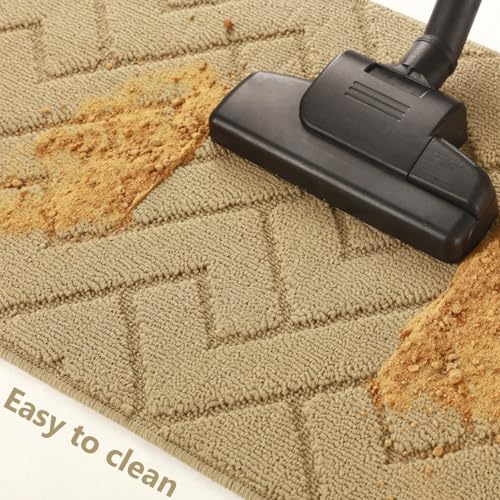 Kitchen Runner Rug (Brown / 20"x59"+20"x32")