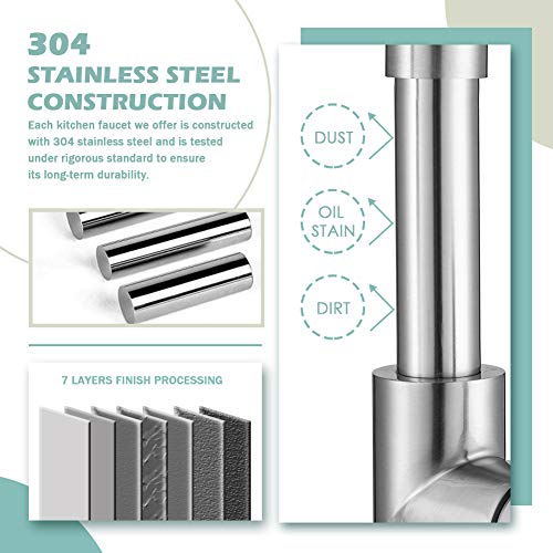 High Arc Pull (Brushed Nickel Finish)