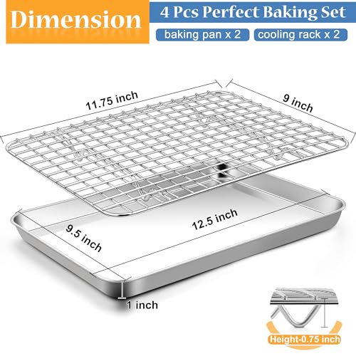 Cookie Sheets with Cooling Racks (2 Count)
