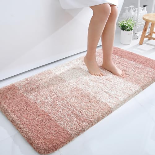 Bathroom Runner Rug 47x24 (47" X 24" / Peach)