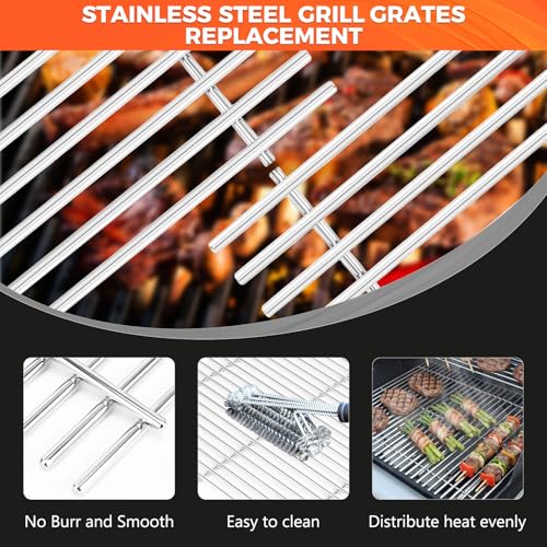 17.5" Grill Grates for Weber Spirit 300 (17.4" SUS304)