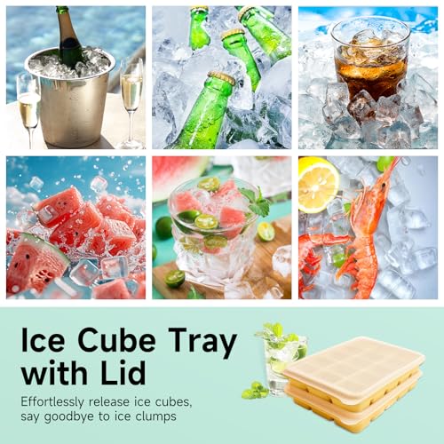 Ice Cube Trays Set of 2 (Yellow)