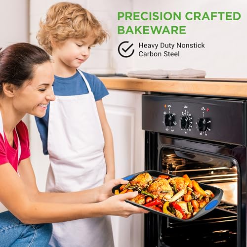 Nonstick Bakeware Set of 6 (Gray)