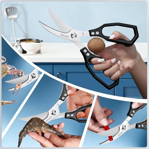 Black Kitchen Scissors Set (Black / 2)