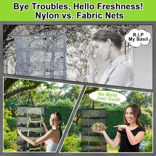 6 Layer Hanging Herb Dryer Rack