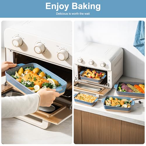 Casserole Dishes for Oven (Blue Yellow)