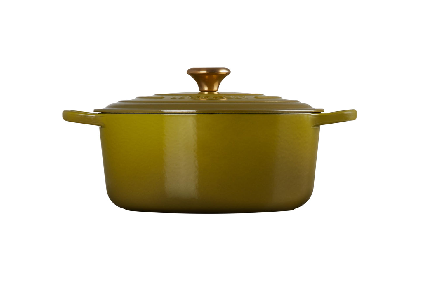 Enameled Cast Iron Round Dutch Oven (Olive / 7.25 Qt)