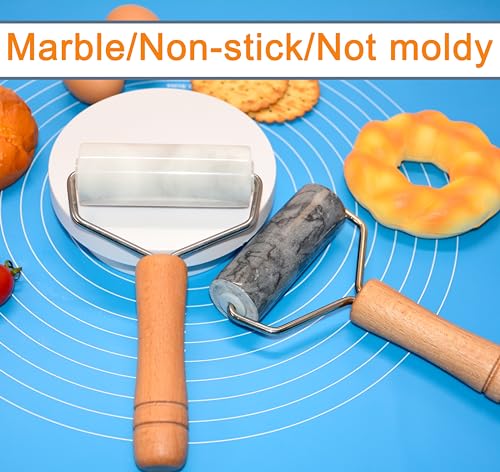Rolling Pin For Cookies and Other Baking Cooking (Type 2 Black)