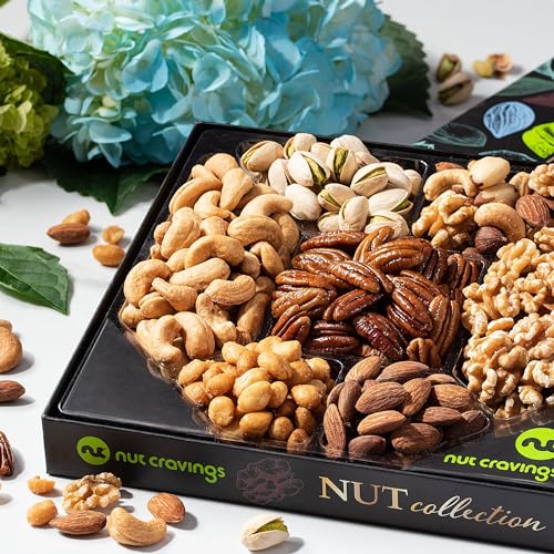 Nut Collection Gift Basket in Elegant Box