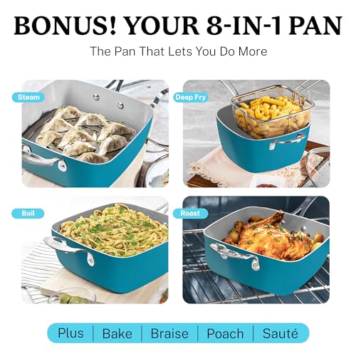 20 Piece Pots and Pans Set Nonstick Cookware Set (20 Piece Set)