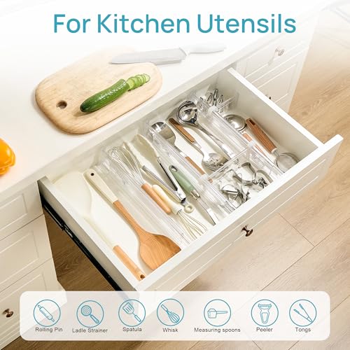 2.36” Drawer Dividers with Expandable Inserts (Short-2.36" with Inserts)
