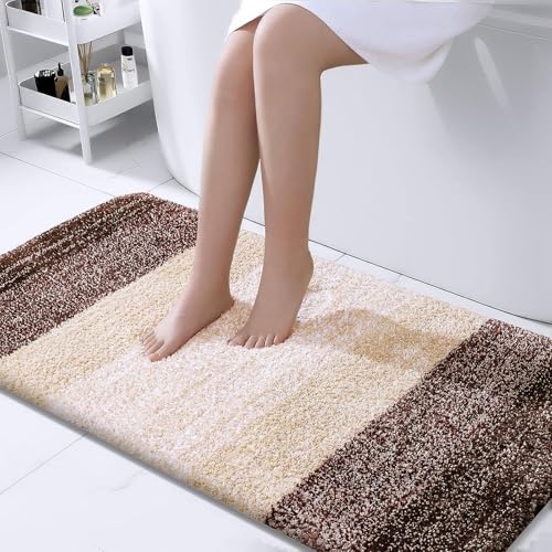 Bathroom Runner Rug 47x24 (47" X 24" / Brown)