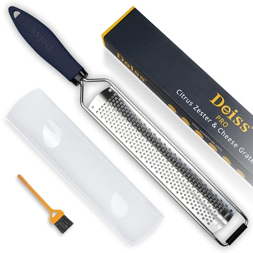 PRO Lemon Zester & Heavy Duty Cheese Grater & Vegetable Grater