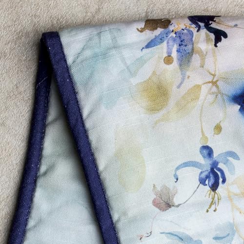 Double Oven Mitts 100% Cotton Double Oven Glove (046 - Lazy Summer Days / 7" x 35" (Double Oven Mitt))