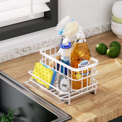 Sink Caddy Sponge Holder (White)