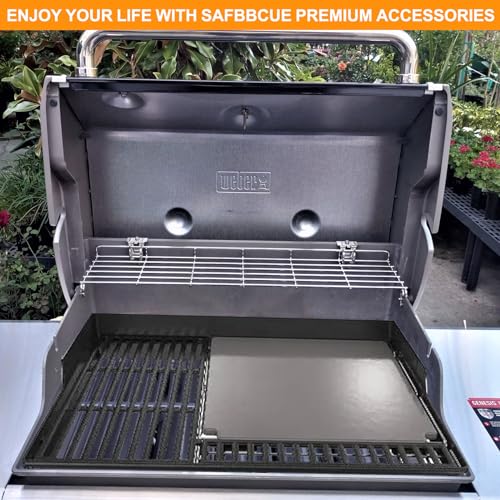 7671 Crafted Glazed Baking Stone for Weber Genesis (16.25"L x 16"W x 0.5"Th)