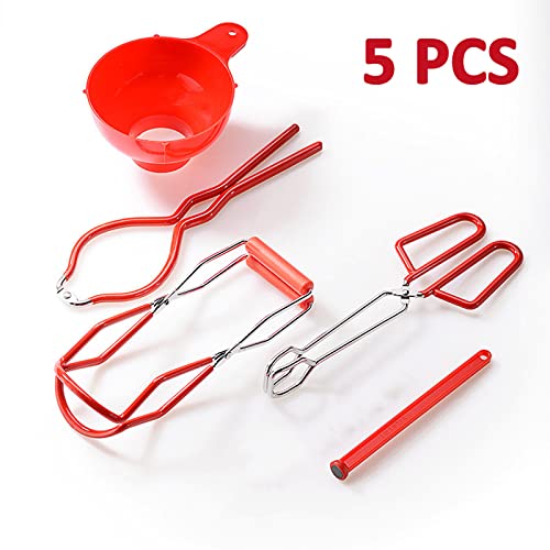5PCS Canning Supplies Canning Kit (Red)