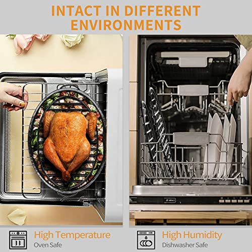 Roasting Rack with Integrated Feet (10*6.5inch)