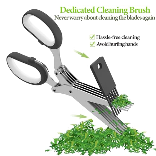 2026 Upgraded Herb Scissors (Black)