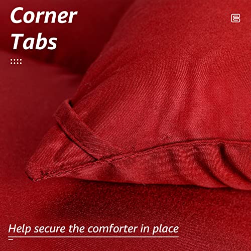 All Season King Size Bed Comforter (Red / King（90*102）)