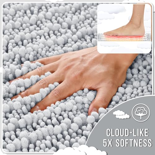 Bathroom Rugs Non Slip Washable 32x20 Inch