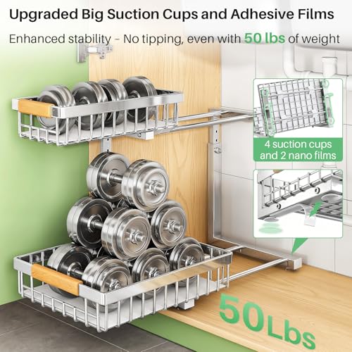 Under Sink Organizer (Silver / 1 Pack)