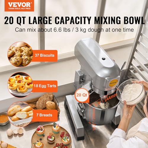 Commercial Food Mixer (20Qt)