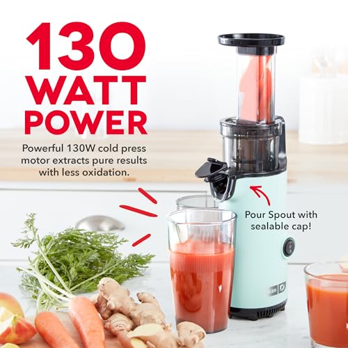 Deluxe Compact Cold Press Juicer (Compact / Aqua)