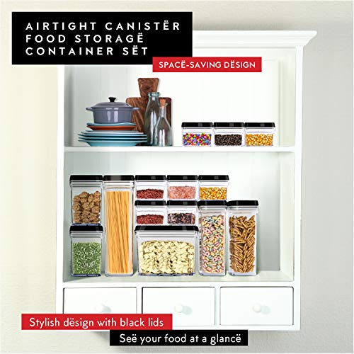 Set of 6 Mini Airtight Food Storage Containers with Lids (05 - 0.3 liter (Set of 6))