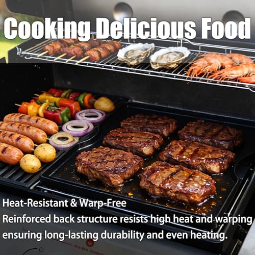 Grill Griddle for Weber Genesis 300 & 400 Series (16.1" x 16.1" x 1.2")