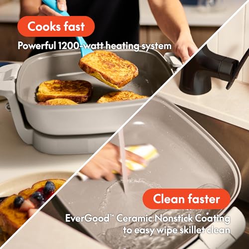 Fits Anywhere SAUTE Make & Take Skillet (12" x 12" / Oatmilk)