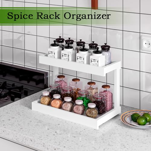 Counter Shelf Organizer (White / Medium)