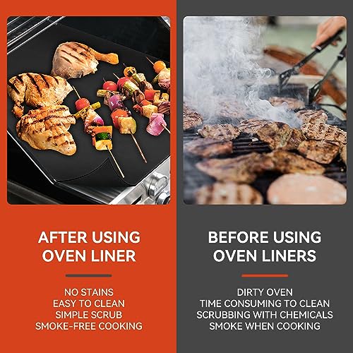 Oven Liners for Bottom of Electric Gas Oven (3 Count)