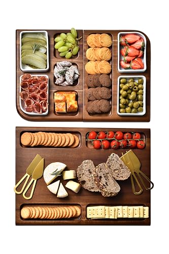 Premium Charcuterie Board (Extra Large 31" Acacia Wood with Engraving)