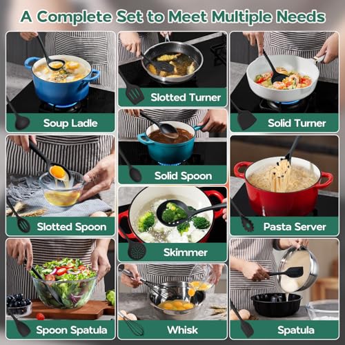 Kitchen Utensils Set (Black)