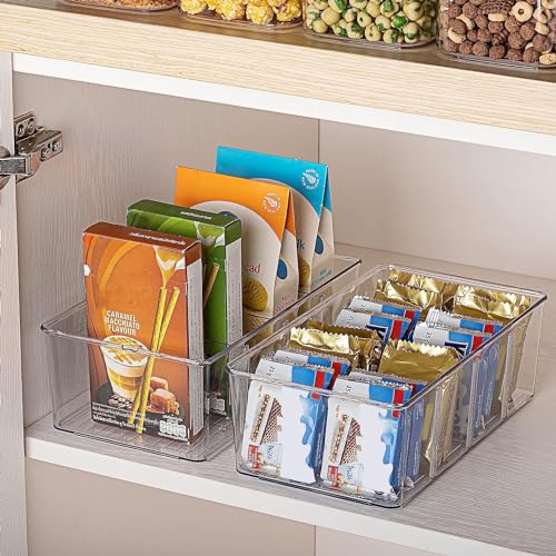 2 Pack Food Storage Organizer Bins (2 Pack)