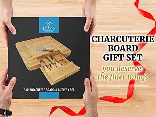 Premium Bamboo Cheese Board Set (Classic Set)