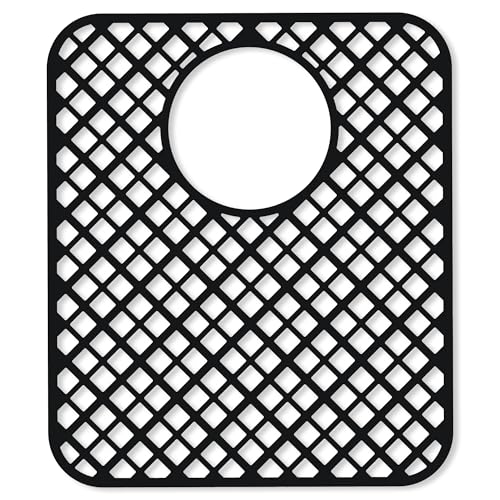 2 Pack Silicone Sink Protectors for Kitchen Sink (Black)