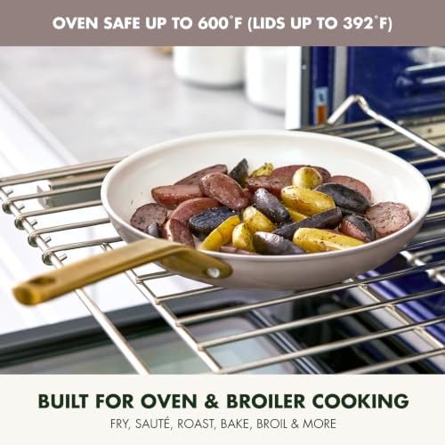 Nonstick Reserve Pro 10 Piece Cookware Set (Latte / 10 Piece Cookware Set)