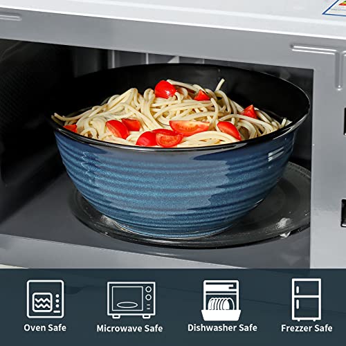 Large Serving Bowls (Blue / 84 oz)