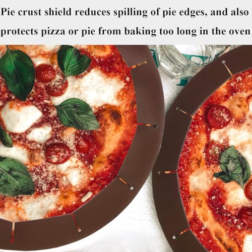 Adjustable Pie Crust Shield (Brown)