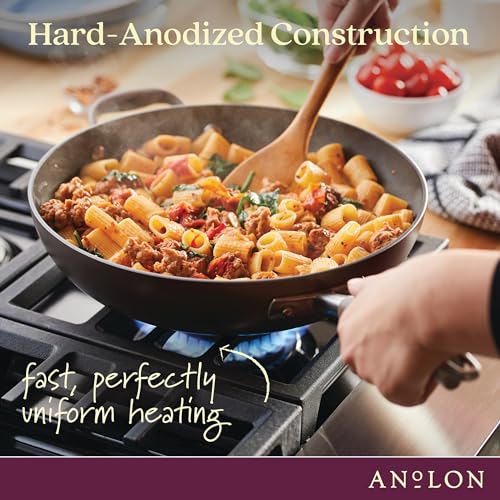 Advanced Home Nonstick Deep Frying Pan with Lid (Bronze / Ultimate Pan (12-Inch))