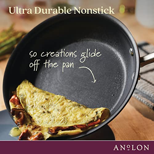 Advanced Home Nonstick Saucepan with Straining Lid (2 Quarts / Onyx)