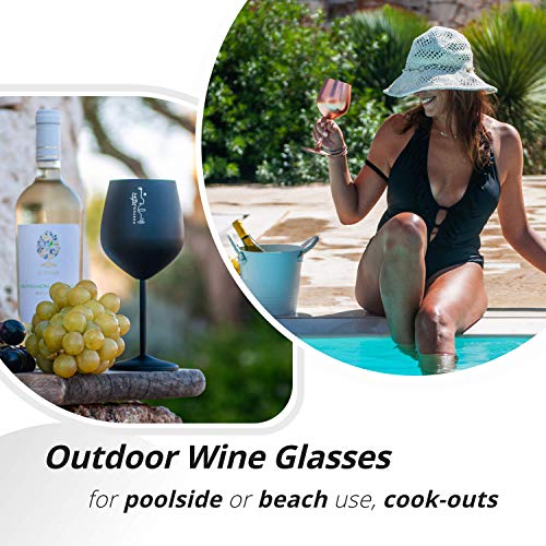Stainless Steel Wine Glass (4 Count)